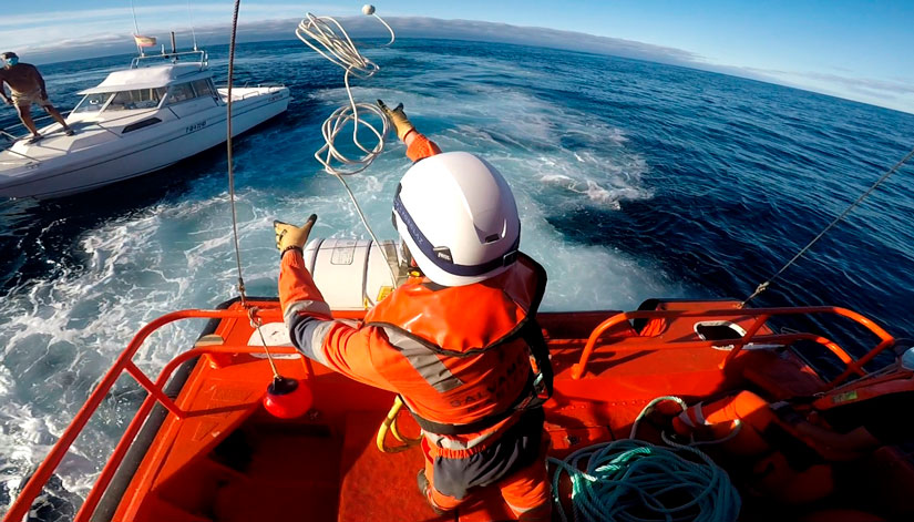Preparación necesaria para trabajar en una operación de salvamento en el mar